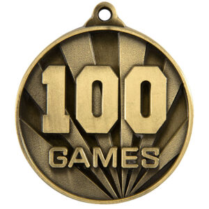 Sunrise 100 Games Medal