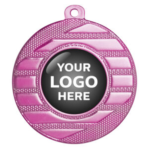 Topaz Fuchsia Logo Medal