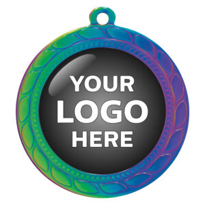 Paradise Rainbow Logo Medal